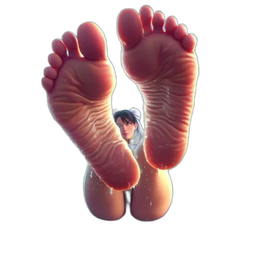 shoes, jewelry, face, creature, photorealistic, 3d render, concept art, inside transparent PNG cut-out
