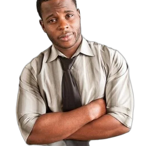 staff, face, jacket, man, striped, shirt, tie, stands transparent PNG cut-out