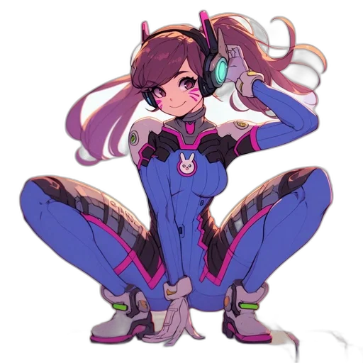 robot, weapon, jacket, mask, cyberpunk, anime, concept art, vaporwave transparent PNG cut-out