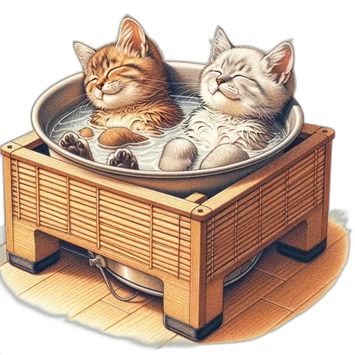 furniture, food, photorealistic, concept art, pixel art, 3d render, underwater, two transparent PNG cut-out