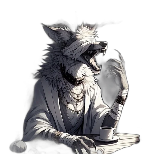 staff, mask, fantasy art, concept art, pixel art, watercolor, monochrome, anthropomorphic transparent PNG cut-out