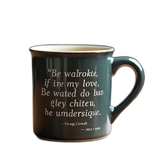quote, quota, george, orwell transparent PNG cut-out