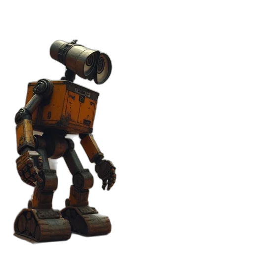 robot, weapon, creature, animal, 3d render, concept art, pixel art, cyberpunk transparent PNG cut-out