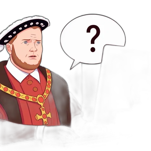 crown, cartoon, concept art, elegantly, dressed, historical, figure, unusual transparent PNG cut-out