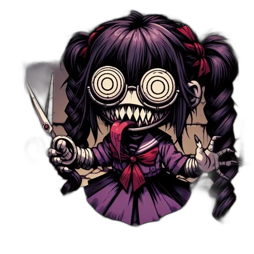staff, mask, weapon, creature, pixel art, concept art, anime, cartoon transparent PNG cut-out