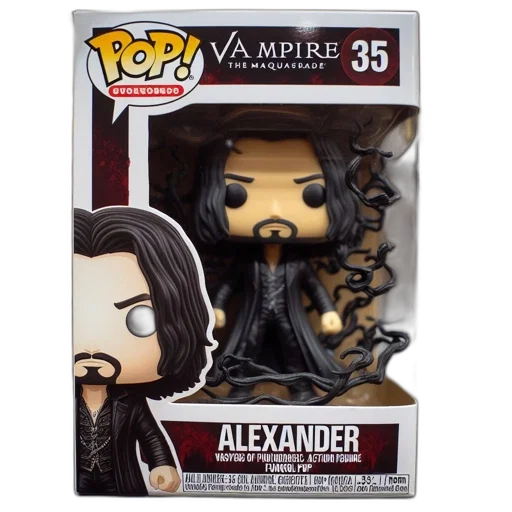 vampire, masquerade, series, funko, pop, figure, box, displays transparent PNG cut-out