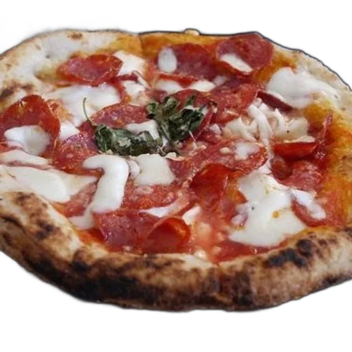 food, photorealistic, 3d render, pepperoni, pizza, melted, cheese, fresh transparent PNG cut-out