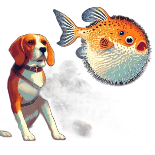 animal, creature, concept art, pixel art, watercolor, photorealistic, underwater, illustration transparent PNG cut-out
