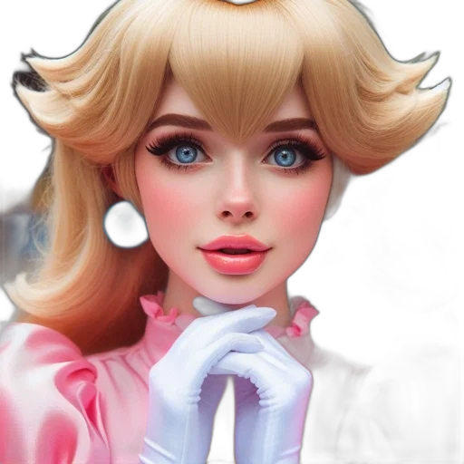 face, photorealistic, 3d render, concept art, fantasy art, close-up, portrait, woman transparent PNG cut-out