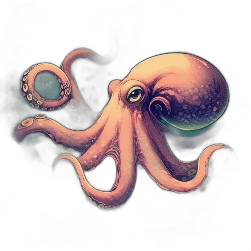 creature, animal, staff, weapon, concept art, watercolor, fantasy art, pixel art transparent PNG cut-out