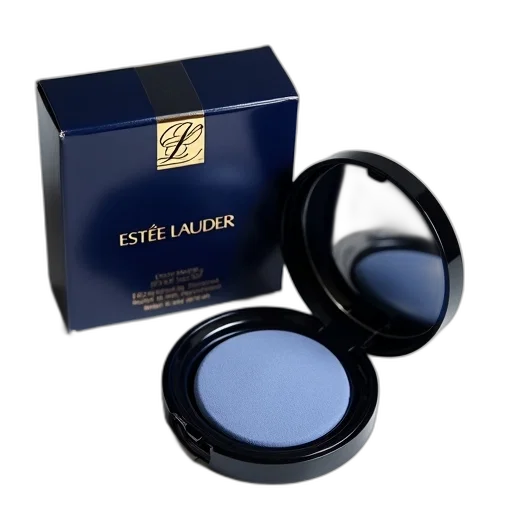 blue, dark, black, compact, powder, case, gold, emblem transparent PNG cut-out