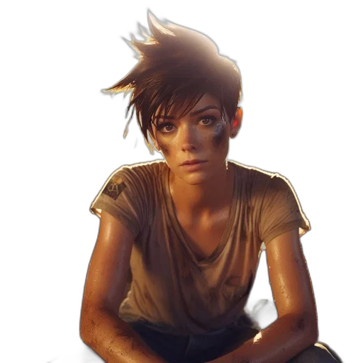 face, concept art, fantasy art, comic book art, photorealistic, golden, earth tones, portrays transparent PNG cut-out