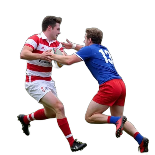 hair, two, rugby, players, engaged, game, one, player transparent PNG cut-out
