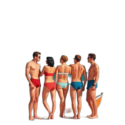 staff, concept art, 3d render, beach, underwater, cover, book, little transparent PNG cut-out