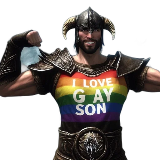 sword, muscular, character, fantasy, game, stands, beach, flexing transparent PNG cut-out