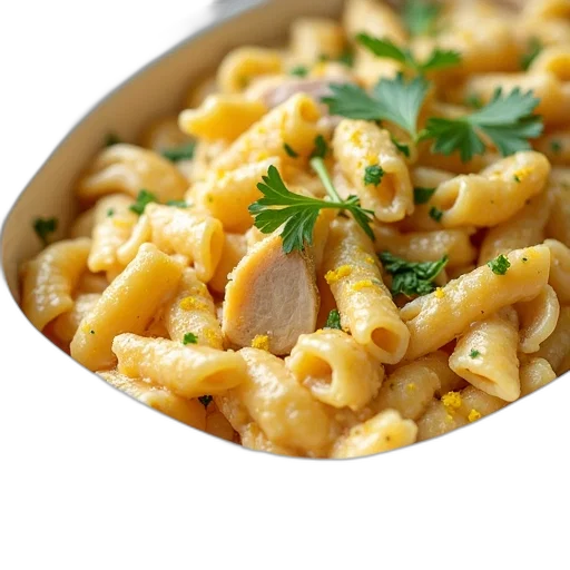 food, golden, close-up, image, creamy, pasta, bake, lemon transparent PNG cut-out