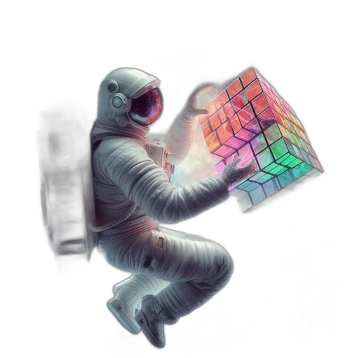 robot, jacket, creature, concept art, cyberpunk, pixel art, fantasy art, outer space transparent PNG cut-out