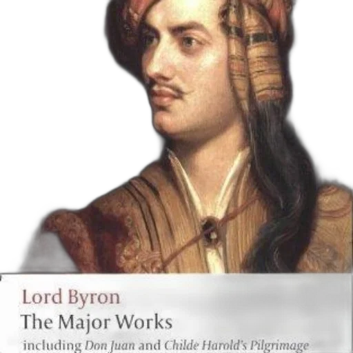 face, staff, book, cover, featuring, portrait, lord, byron transparent PNG cut-out