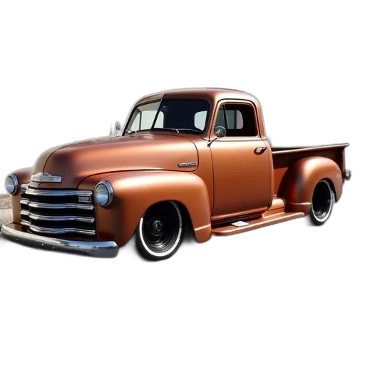 car, 3d render, photorealistic, concept art, cartoon, vintage, pickup, truck transparent PNG cut-out