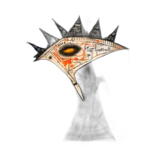 mask, dragon, staff, crown, concept art, fantasy art, 3d render, comic book art transparent PNG cut-out