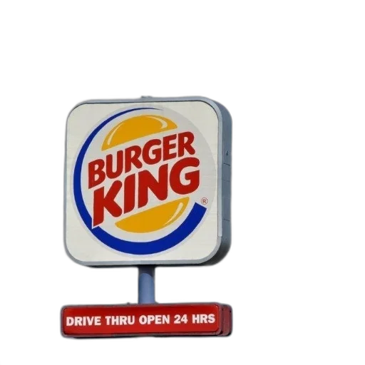 food, car, 3d render, photorealistic, burger, king, drive, thru transparent PNG cut-out