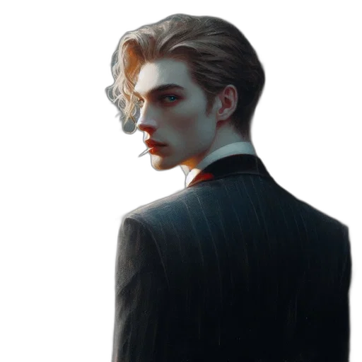 jacket, face, creature, mask, concept art, pixel art, photorealistic, watercolor transparent PNG cut-out