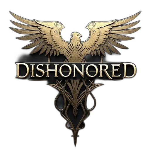 logo, dishonored, platform, game transparent PNG cut-out