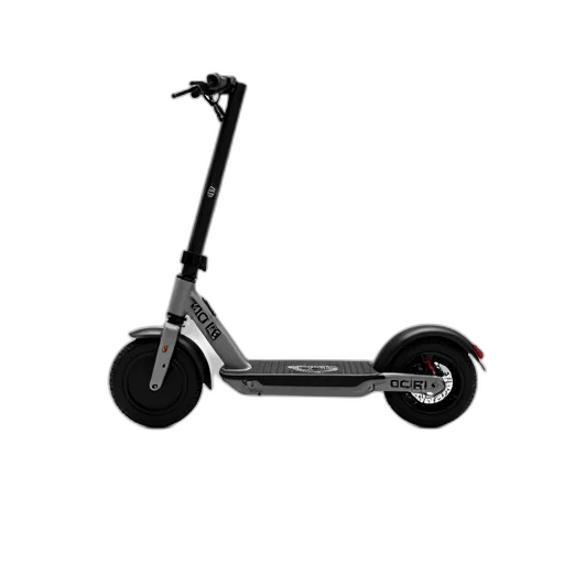 robot, staff, weapon, 3d render, sleek, modern, electric, scooter transparent PNG cut-out
