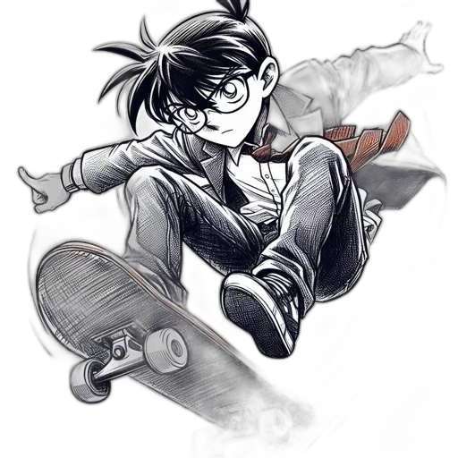 cartoon, comic book art, concept art, anime, figure, young, man, spiky transparent PNG cut-out