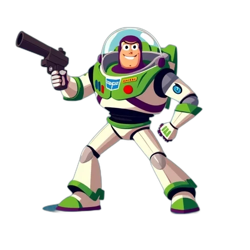 robot, weapon, animal, staff, concept art, 3d render, cartoon, pixel art transparent PNG cut-out