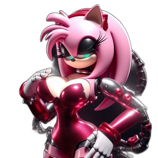 robot, weapon, concept art, 3d render, cyberpunk, comic book art, animated, feline-humanoid transparent PNG cut-out