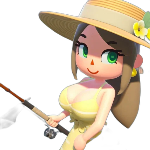 staff, hat, weapon, dress, 3d render, concept art, fantasy art, pixel art transparent PNG cut-out