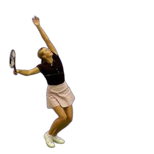 staff, female, tennis, player, purple, court, preparing, serve transparent PNG cut-out