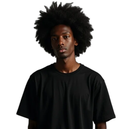 staff, face, jacket, hair, concept art, photorealistic, dark, monochrome transparent PNG cut-out