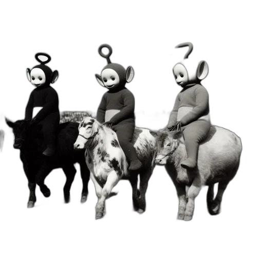 animal, mask, concept art, cartoon, fantasy art, 3d render, three, teletubbies transparent PNG cut-out