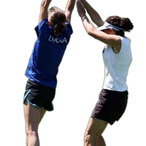 staff, two, women, athletic, clothing, play, game, green transparent PNG cut-out
