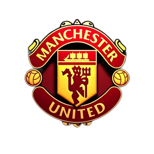 photorealistic, second, image, shows, same, manchester, united, logo transparent PNG cut-out
