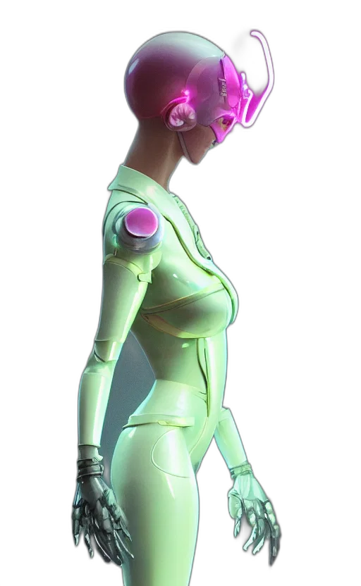 robot, dress, mask, face transparent PNG cut-out