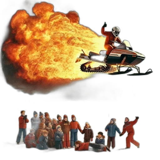 weapon, robot, concept art, comic book art, 3d render, fantasy art, fire, outer space transparent PNG cut-out