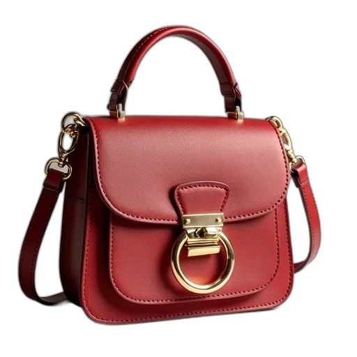 red, chloe, mini, shoulder transparent PNG cut-out