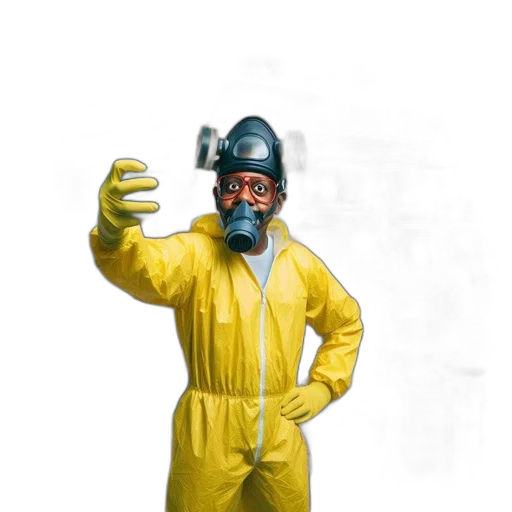 mask, jacket, staff, robot, concept art, 3d render, watercolor, photorealistic transparent PNG cut-out