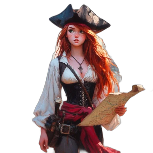 hat, staff, dress, fantasy art, concept art, 3d render, photorealistic, young transparent PNG cut-out