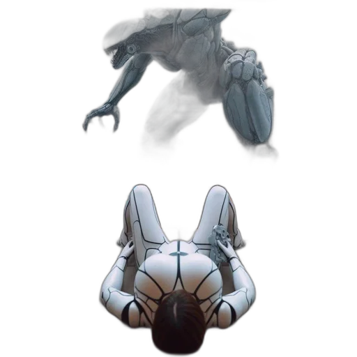 creature, dragon, robot, animal, concept art, 3d render, fantasy art, pixel art transparent PNG cut-out