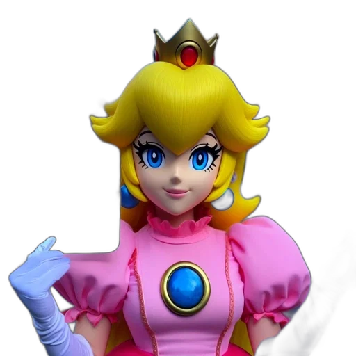 crown, dress, robot, face, 3d render, concept art, vaporwave, pixel art transparent PNG cut-out
