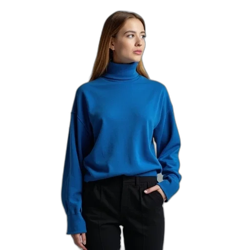 jacket, dress, staff, blue, monochrome, dark, colorful, woman transparent PNG cut-out