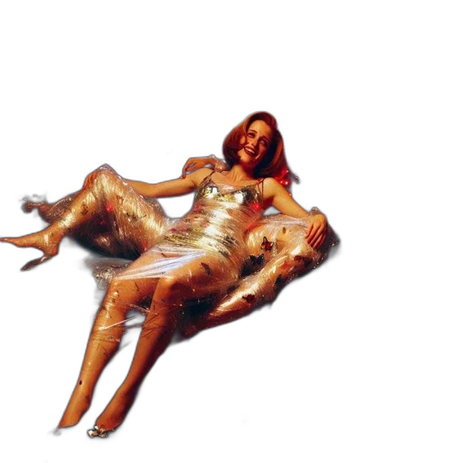 creature, dress, animal, jewelry, photorealistic, oil painting, concept art, 3d render transparent PNG cut-out