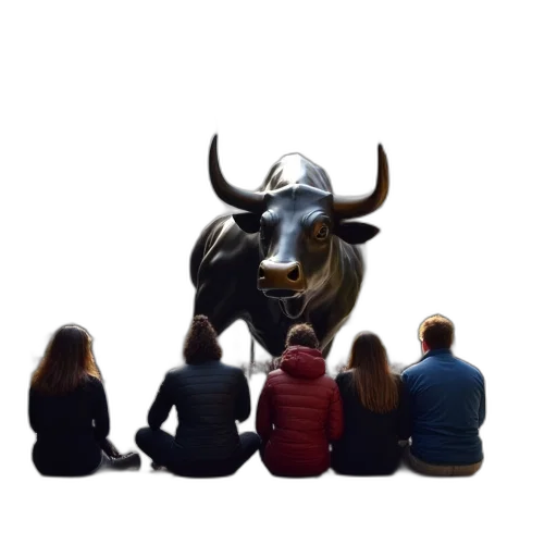 animal, photorealistic, tourists, sitting transparent PNG cut-out