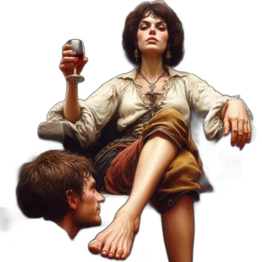 fantasy art, concept art, photorealistic, oil painting, fire, inside, dimly, lit transparent PNG cut-out