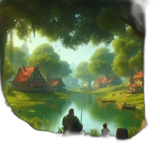 mask, tree, face, umbrella, oil painting, concept art, fantasy art, photorealistic transparent PNG cut-out