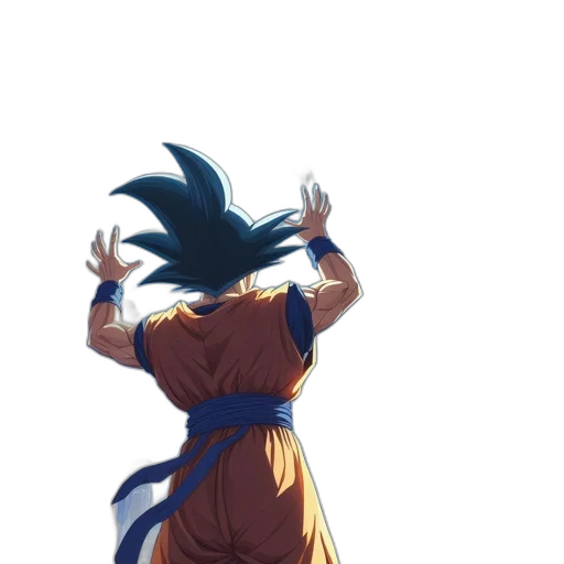 staff, dress, concept art, anime, 3d render, comic book art, blue, dark transparent PNG cut-out
